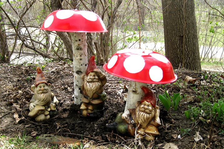 Mushroom Garden Art